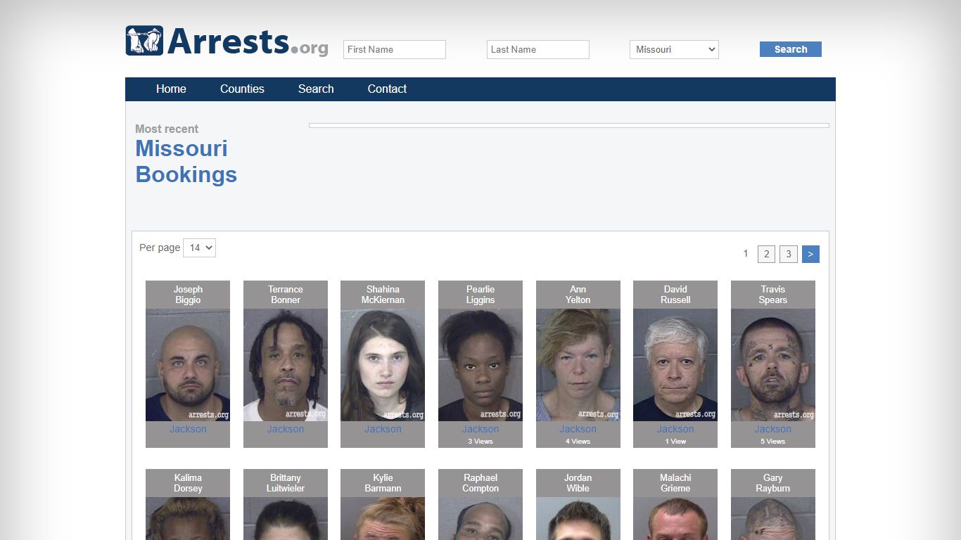 Missouri Arrests and Inmate Search